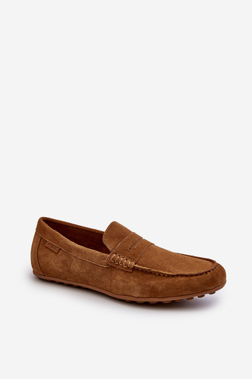 Men's Suede Moccasins Big Star NN174226 Camel