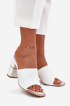 Elegant Ladies Heels White Raiza