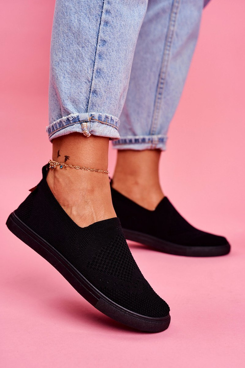 Tenisówki Slip-on Big Star Czarne FF274A607 