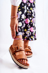 Fashionable Women's Beige Slippers Penelope