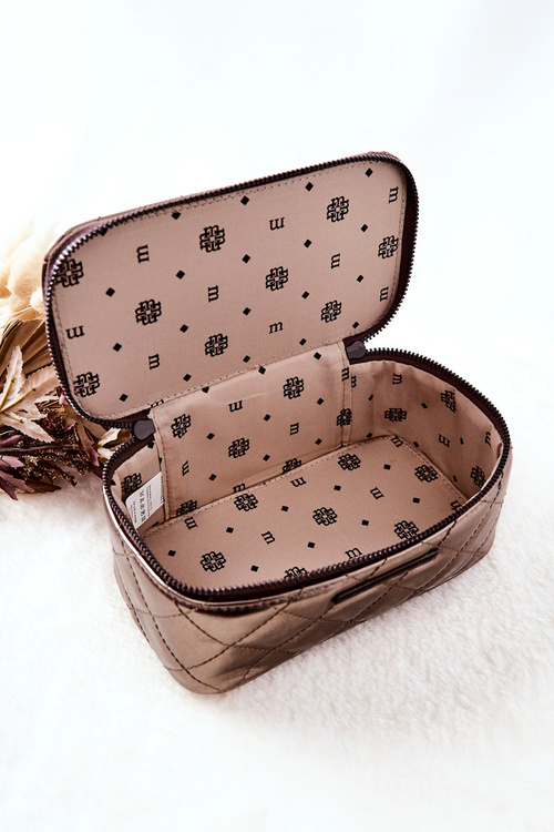 Quilted cosmetic bag Monnari CSM0030-M19 Brown