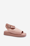 Comfortable Women's Platform Sandals Pink Rubie