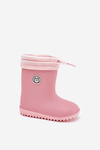 Dziecięce Kalosze Z Ocieplaczem Różowe Odirisse