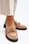 Classic Beige Women's Moccasins Fiviana