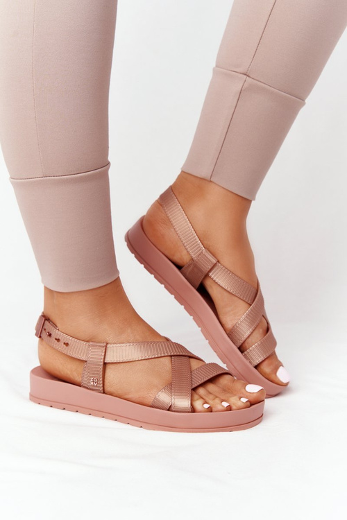 Fragrant Rubber Sandals Eco Friendly ZAXY HH285167 Nude