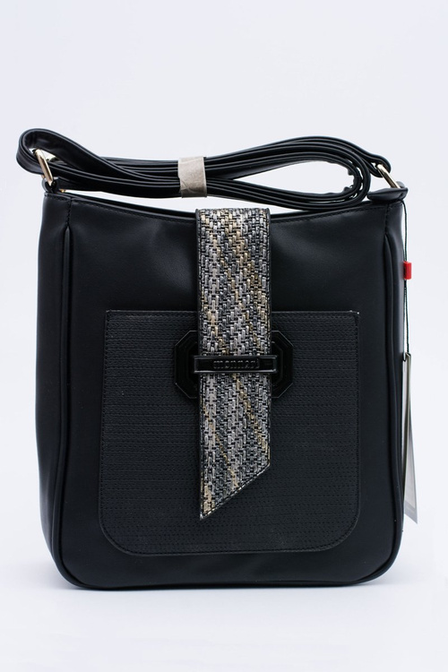 Women's Handbag Black Monnari Letter Bag