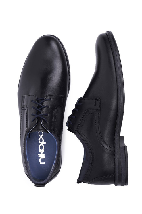 Men's Casual Leather Half Boots Nikopol Black 1726