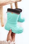 Children's Warmed Rain Boots Befado 162X305 Mint