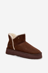 Women's Snow Boots on Platform Wrangler 20253093.IKU Chocolate
