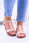 Beige Women's Flat Sandals Sunnyside