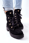 Women’s Suede Boots Black Nicole 2674