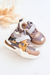Children's Cloth Sport Shoes Grey-Brown Nathine