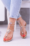 Cheap Lu Boo Shoes Elegant Transparent Sandals Zircon Nomire