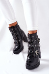 Women’s Ankle Boots Shiny Black Crocodille Wombridge