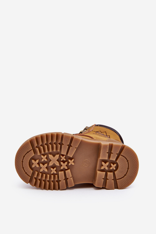 Botki Trapery Dziecięce Ocieplane Camel Walter 22DZ23-5256
