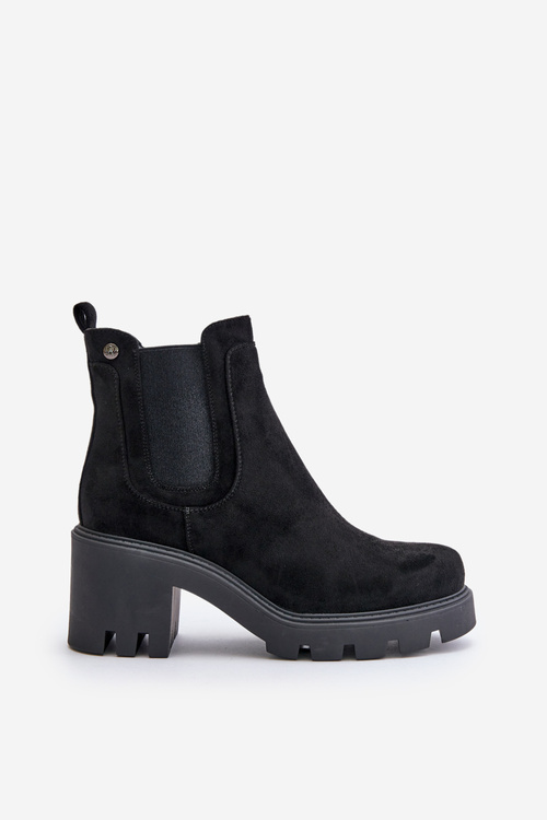 Insulated Chelsea Boots with Zip Black Arlethia