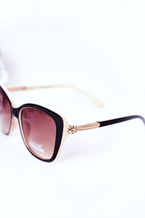 Women's Sunglasses Beige-Brown Ombre