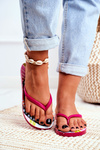 Rubber Flip Flops Lu Boo Pink