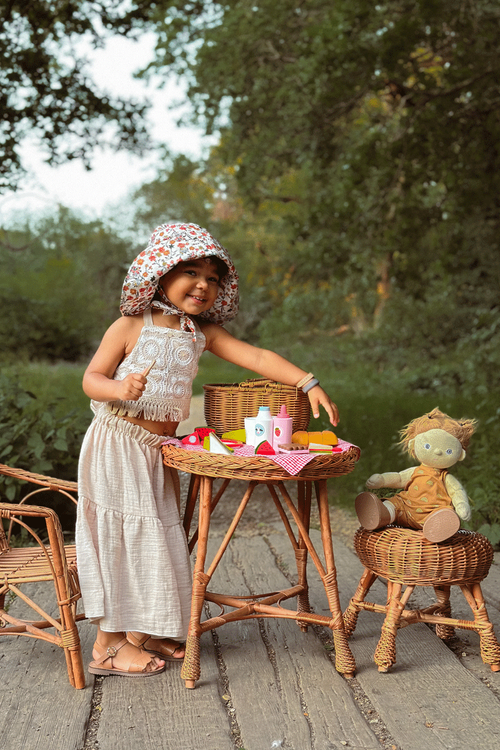 Sandały Klasyczne Dziecięce Brązowe Izzy