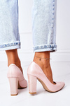Satin Pumps Lewski Shoes 2453 Pink