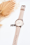 Women's Analog Strap Watch ERNEST light beige