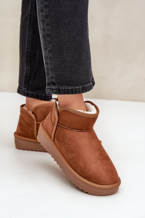 Women's Platform Snow Boots D.Franklin DFSH370010 Brown