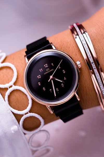 Women's Watch Giorgio & Dario Black Gerica