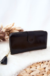 Large Women's Wallet With Extra Wallets Black