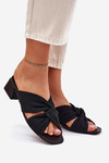 Ladies Heeled Sandals Maciejka 06955-01 Black