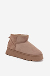 Women's Snow Boots On Platform Dark Beige Celyra