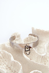 Women's Bracelet with Decoration Stainless Steel Silver