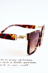 Women's Sunglasses Marbled V120026 Brown