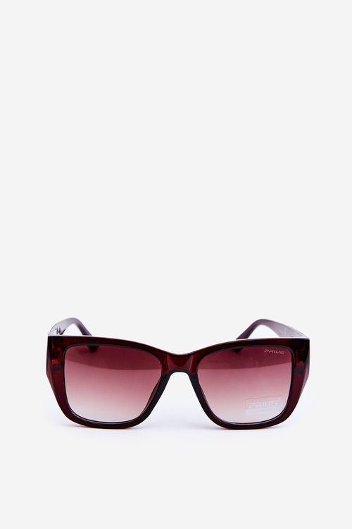 Women's Sunglasses with Decorative Details UV400 Brown