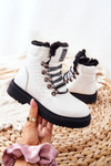 Children's fleece-lined boots White Doreen