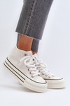 Women's platform sneakers white Aineri