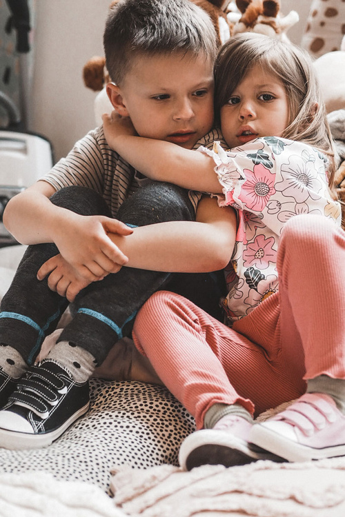 Children's Sneakers With Velcro Black Bernie