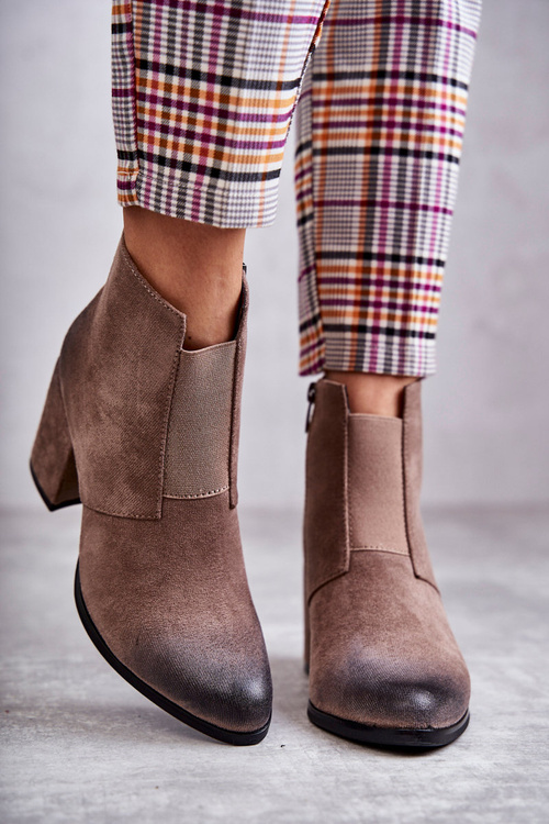 Classic Suede Booties La.Fi 260035DTA-SU Beige