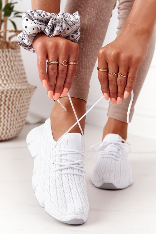 Women's Sport Shoes Sneakers White Training