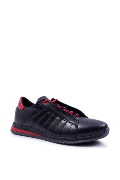 Men's Bednarek Leather Sport Shoes Black Geos