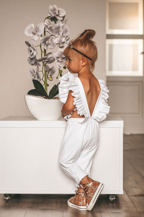 Dziecięce Brokatowe Trampki Złote Ally