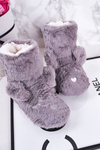 Children's Insulated Home Slippers Grey Sleepyhead