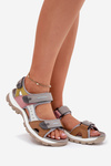 Leather Sport Sandals Women Artiker 54C1293 Multicolor