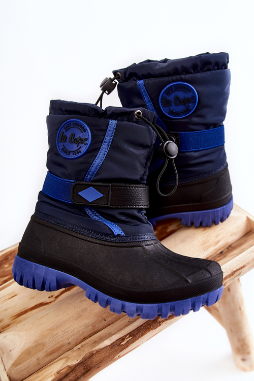 Dziecięce Śniegowce Ocieplane Lee Cooper LCJ-21-44-0522 Granatowe