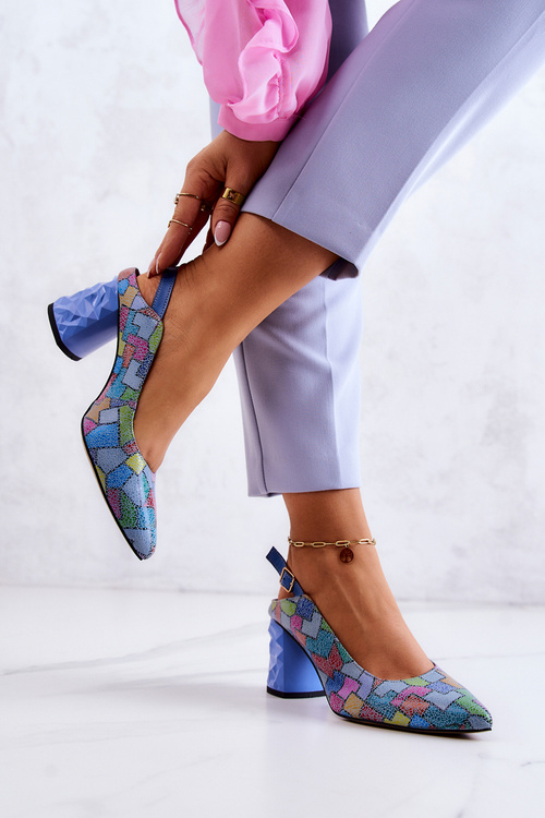 Leather Pumps On A Bar Maciejka 05427-06 Multicolor