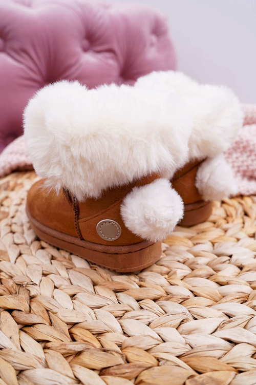 Kids' Boots Snow Boots With Fur Camel Kiks