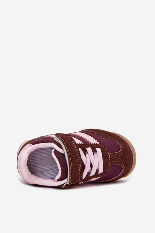 Children's Sneakers Sports Shoes With Velcro Brown Viona