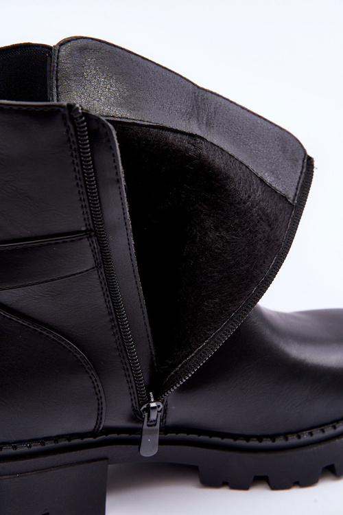 Leather Ankle Boots Women's Black Elspetia