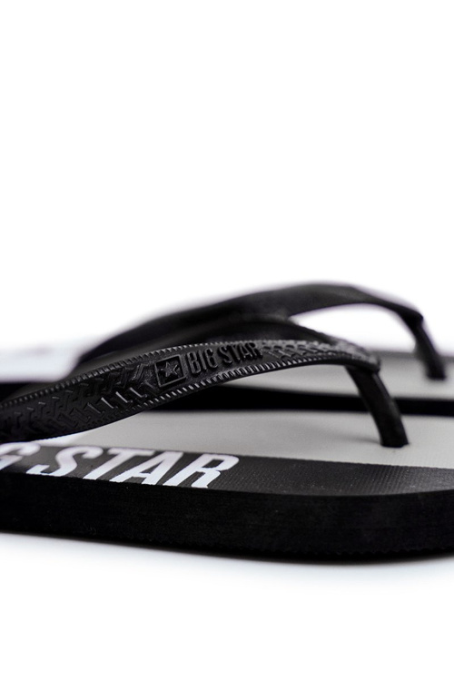 Men's Slides Flip flops Big Star Black FF274A453