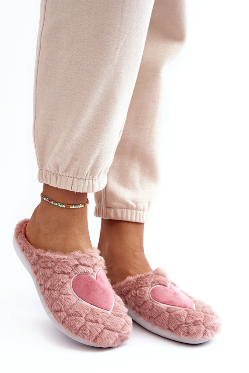Women's Furry Home Slippers Inblu EC000099 Pink