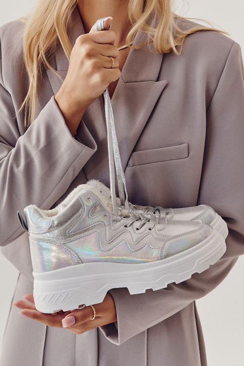 Sporty Boots Insulated Silver Joenne